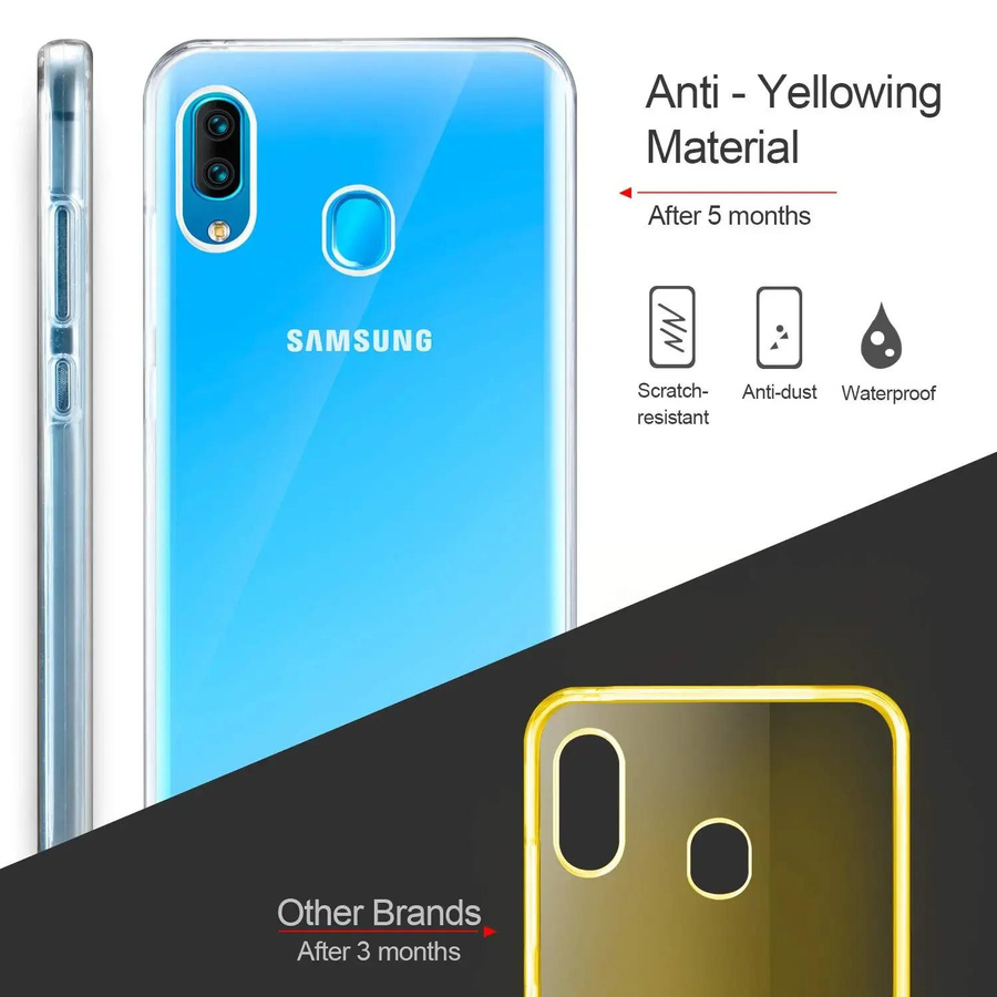 Transparente 360 Grad Ganzkörper Schutzhülle für Samsung Galaxy A34 5G - Bild 2