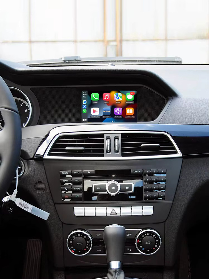 Bonroad Wireless CarPlay und Android Auto Upgrade-Box für Mercedes Benz NTG 4.5 System, Schwarz - Bild 5