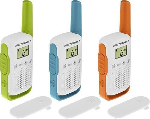 Motorola Solutions TALKABOUT T42 PMR-Handfunkgerät 3er Set in Blau, Grün und Multicolour - Bild 1