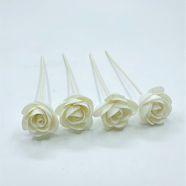 Tongcao Jasmin Reed Diffuser Set mit Rattan Sticks und transparenter Flasche, 4 Stück - Bild 1