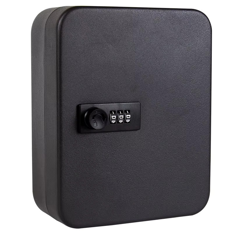 Schlüssel Safe Passwort Organizer Box zur sicheren Aufbewahrung von Autoschlüsseln für Home Office und Betrieb in Schwarz oder Weiß, B/T/H: 32,0 x 20,0 x 7,5 cm - Bild 3