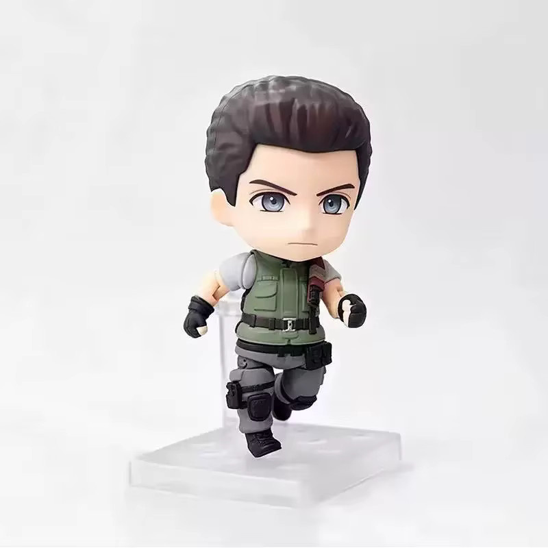 Bandai Resident Evil Chris Redfield Q-Figur, Einzelfigur, mit austauschbaren Gesichtern - Bild 2