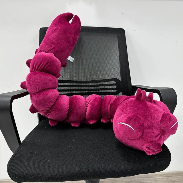Riesen hässlicher Wurm, Plüschtier, 130cm, schwarz - Bild 1