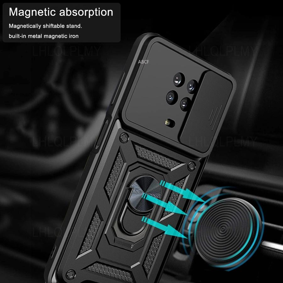 Nokia Armor Hybrid Ring Schutzhülle für G11 G21 G20 G10 C10 C20 C30 X100 5G in Schwarz - Bild 4