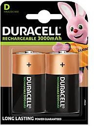 Duracell NiMH Akku Typ D HR20, wiederaufladbar, 1,2 V, 2 Stück - Bild 2