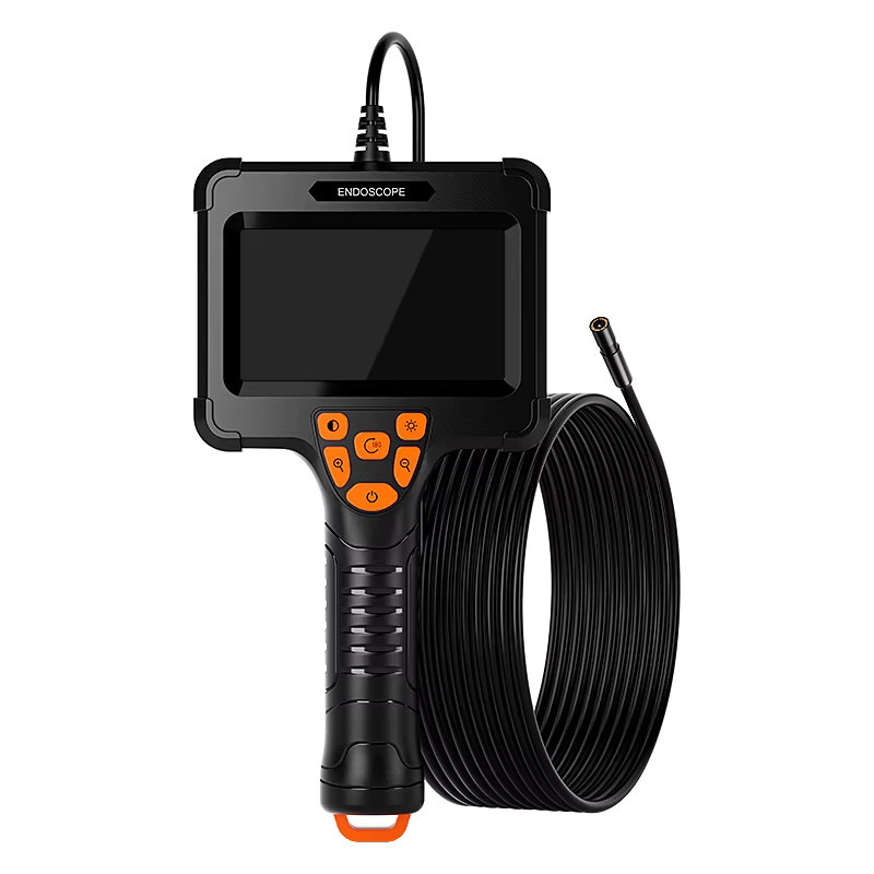 BUMBORN Industrie-Endoskopkamera mit 4,3-Zoll-Bildschirm, 1080P Auflösung, 8mm Kamera, starres Kabel 1-30m, IP67 wasserdicht, Schwarz - Bild 5