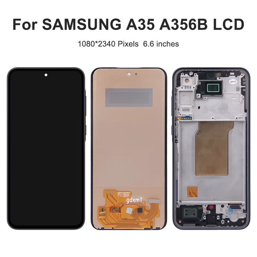 Samsung LCD Display Touchscreen Digitizer Ersatzteil für Galaxy A35 5G in Schwarz - Bild 3