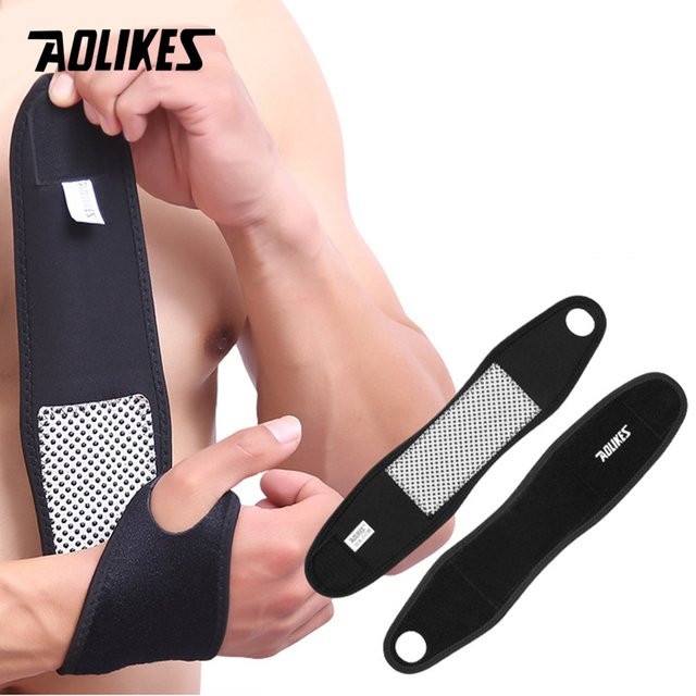 AOLIKES Turmalin-Armband, Magnet-Handgelenkstütze, Unisex - Bild 1