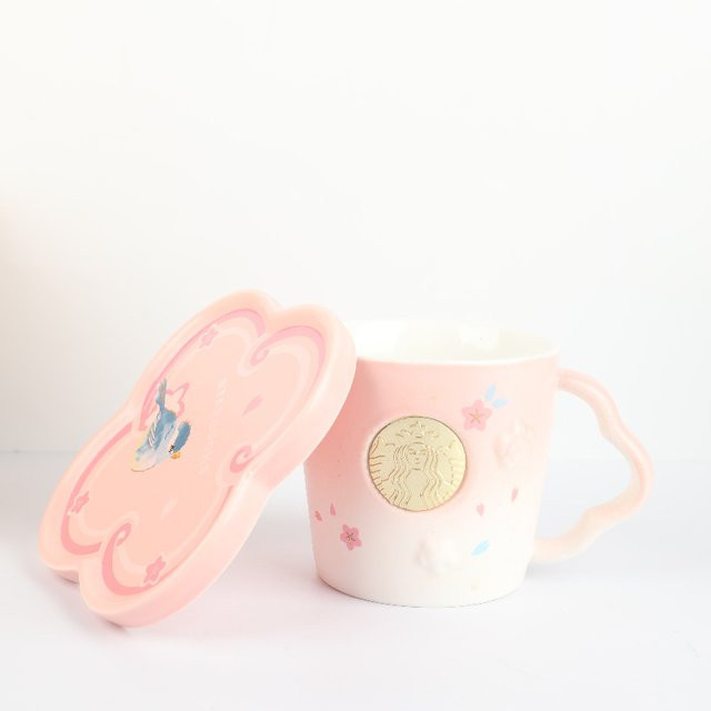 Starbucks Sakura Tassen-Set Limitierte Auflage mit floralem Design in Rosa und Blau für Kaffeeliebhaber, 2er-Set - Bild 1