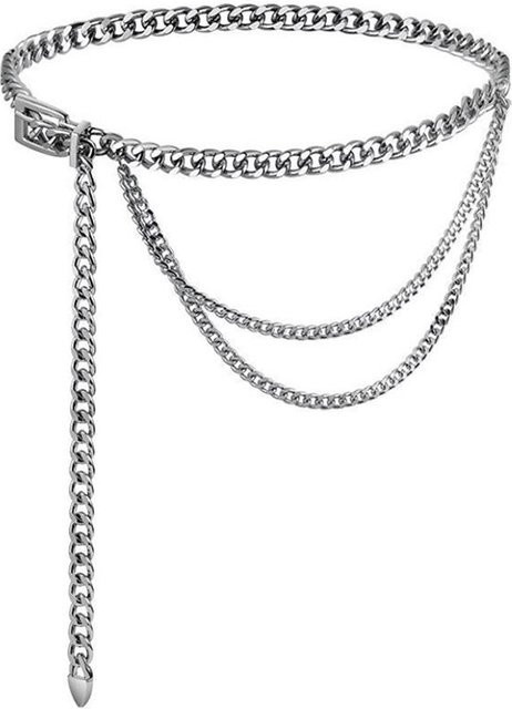 Life Melody Taillenkette, mehrschichtig, Metall, silber, Damen - Bild 1