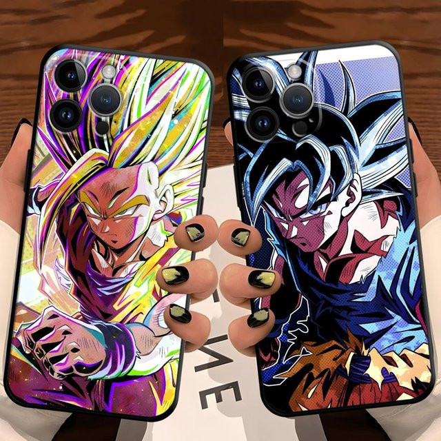 Dragon Ball Vegeta Handyhülle für iPhone Modelle in Schwarz und Multicolour - Bild 1