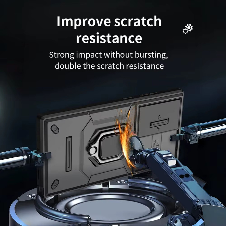 Magnetische Samsung Galaxy Schutzhülle mit Kamera-Schiebeabdeckung in Purple für S26 S25 S24 S23 Ultra Plus und weitere Modelle - Bild 3