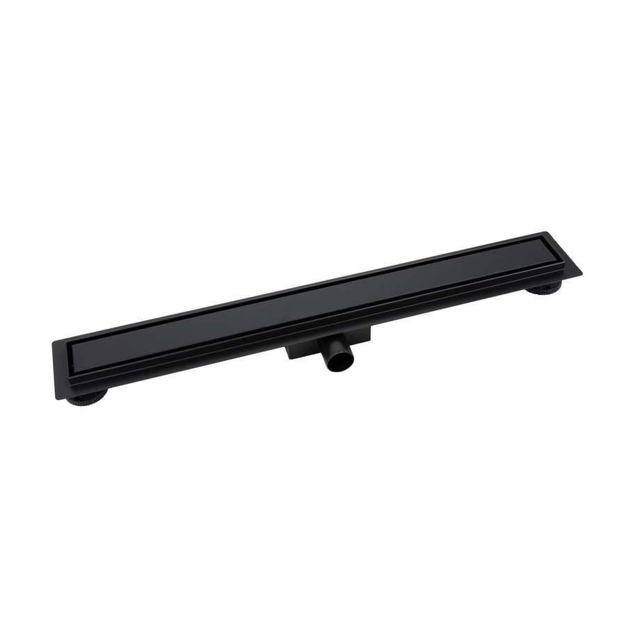Verosan Duschrinnen-Komplettset Lech aus Edelstahl in Matt-Schwarz, Breite: 90 cm - Bild 2