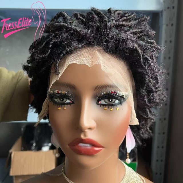 GloTress Perücke, afrikanische Locken, Echthaar, 14 Zoll, Damen - Bild 1