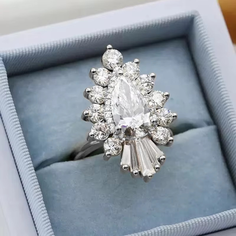 Huitan Exquisite Ringe, Zirkonia, Damen - Bild 2