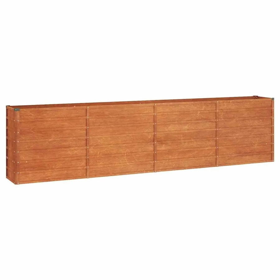 vidaXL Hochbeet aus Cortenstahl in Rostbraun, B/T/H: 320 x 40 x 77 cm - Bild 2