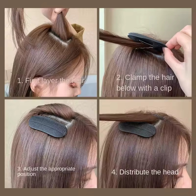 Haar Pad Volumen Haar Basis für Damen, unsichtbar, flauschig - Bild 4