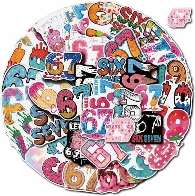 Car beautiful stickers, 50-teiliges Set, multicolor - Bild 1