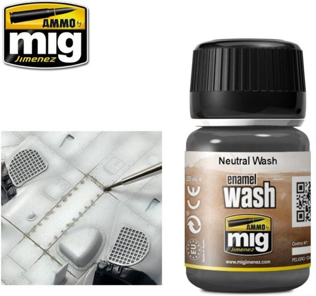 AMMO by MIG Jimenez Neutral Wash, Zubehör, Grau - Bild 1