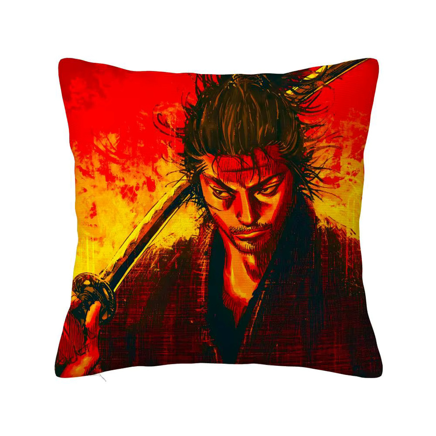 Vagabond Plüsch-Kissenbezug mit Grafikprint, schwarz und mehrfarbig, B/B: 30 x 30 cm - Bild 5