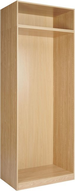 Based Kleiderschrankkorpus in Eichefarben, B/T/H: 91,1 x 56,5 x 210 cm - Bild 1