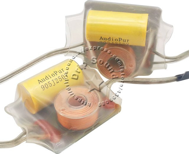 BYEC 2er-Set professioneller Audio-Höhenlautsprecher Frequenzteiler 150 W 1-Wege 1-Einheit 2. Ordnung Hochtönerfilter - Bild 1