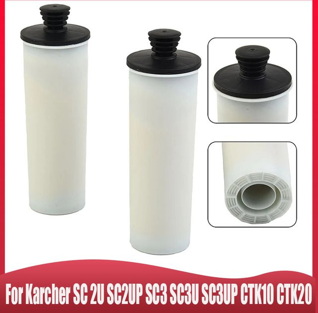 Kärcher Ersatzteil Entkalkungspatrone und Filterstange für SC 2, SC 2 UP, SC 3, SC 3 UP, CTK 10 und CTK 20 Dampfreiniger in Weiß - Bild 1