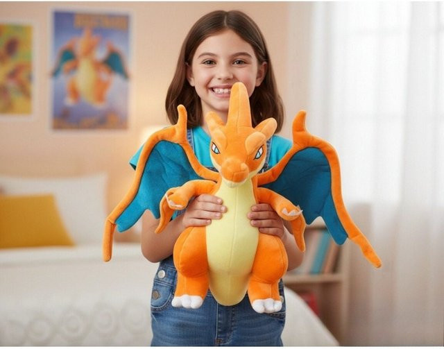 Potdemiel Pokémon Glurak Plüsch, Plüschpuppe - Bild 1