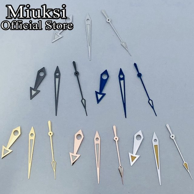 Miuksi Uhrzeiger, Silber, Blau, Gold, Grün, Leuchtend, Unisex - Bild 1