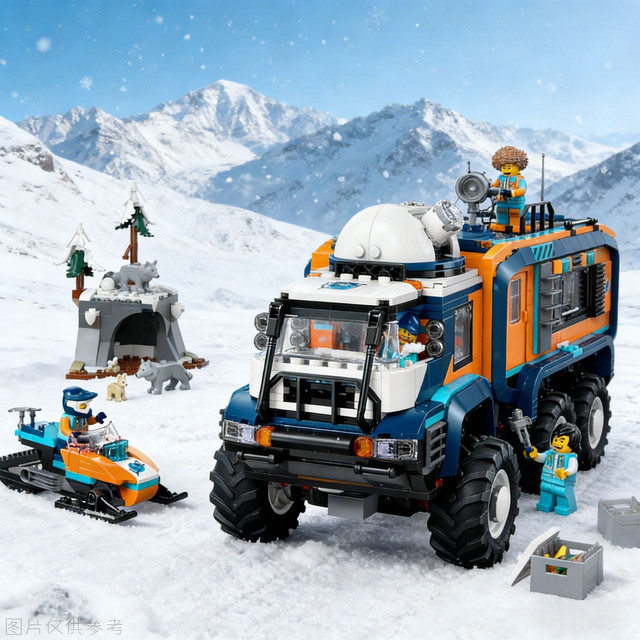 GSF Urban Arctic Explorer Science Laboratory Truck, Bausatz, 1.064 Teile - Bild 1