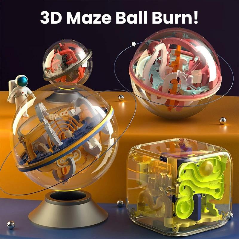 Cool Studio 3D-Puzzle-Ball-Labyrinth-Spielzeug 158 level 6-12J - Bild 5
