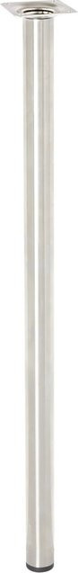 Wagner Möbelbein Telescope Ø 3 cm Justierbar 60 cm - 90 cm Edelstahl-Optik Silber - Bild 1