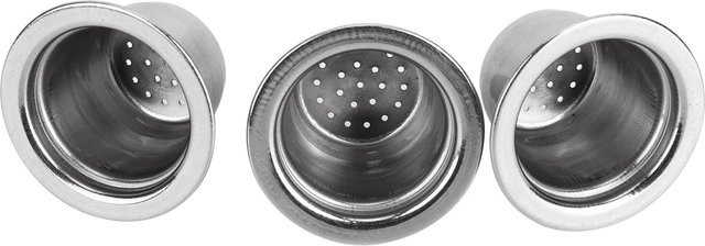 3-teiliges Set wiederverwendbare Kaffeekapseln aus Edelstahl passend für Nespresso, Farbe: Silber, Maße: B: 30 mm, T: 22 mm, H: 20 mm - Bild 1
