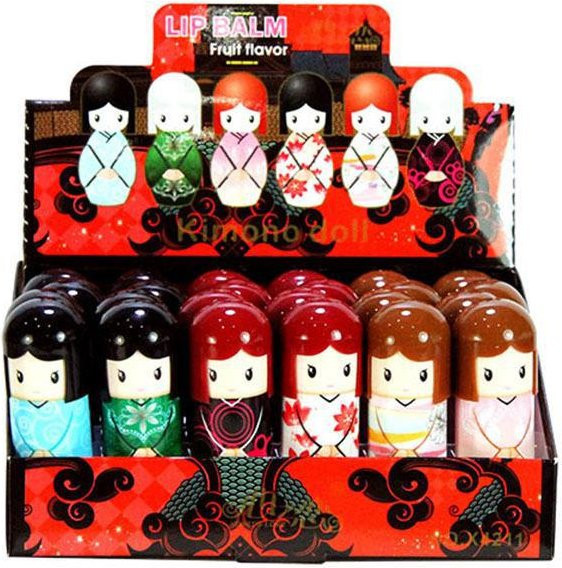Hengfang Shijing Cartoon Doll Lippenstift, Red, 2,4g - Bild 1