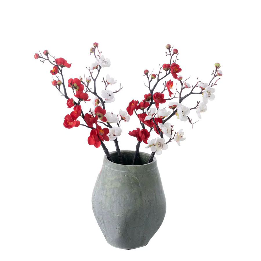 Wusmart Kirschblüten-Zweige aus Kunstseide in Weiß und Multicolour, 60 cm Sakura-Blüten für deine Tischdekoration und Hochzeitsgestaltung - Bild 2