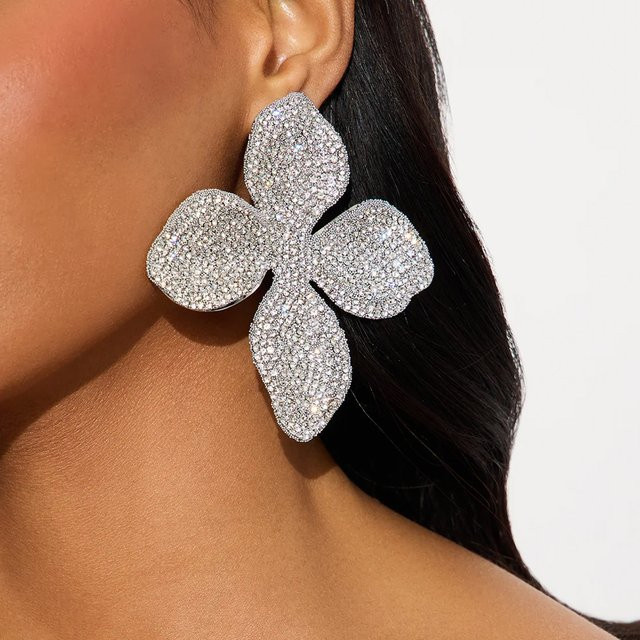Erpels Ohrringe, Blume, Bunt, Kristall, Damen - Bild 1