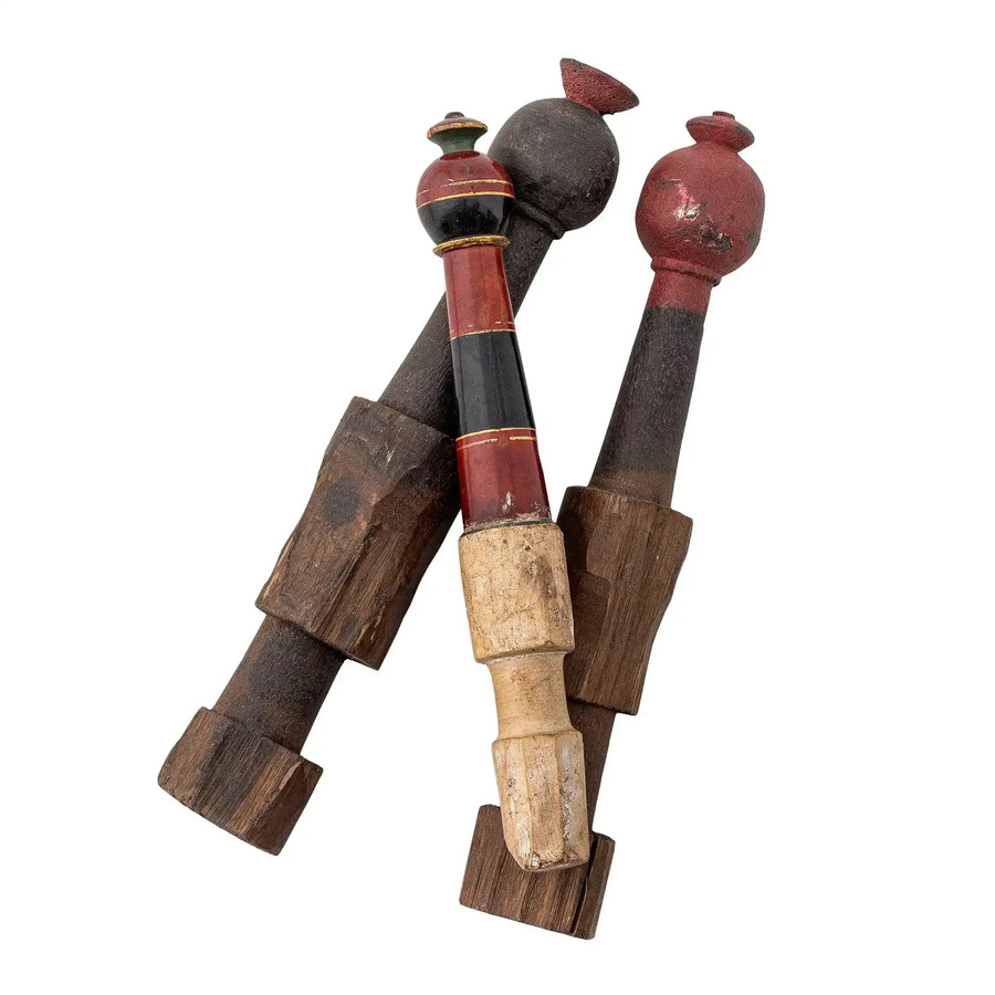 Bloomingville Deko-Objekt Barac aus recyceltem Holz in Braun im skandinavischen Design - Bild 1