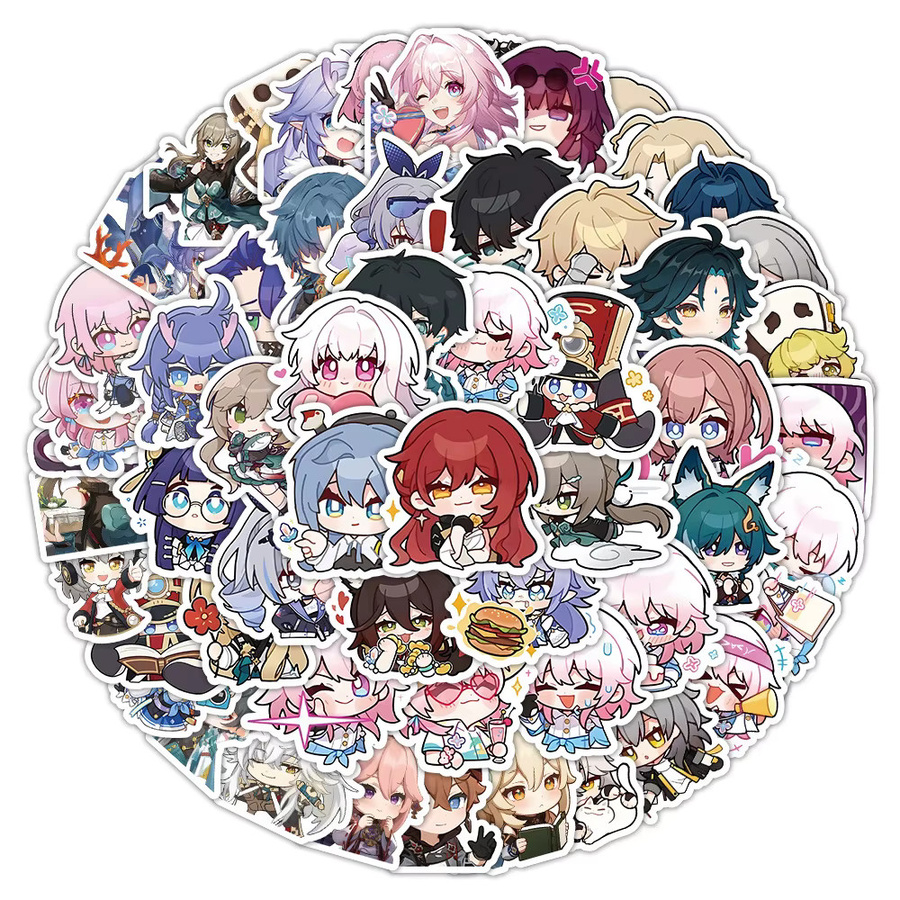 Honkai Star Rail Aufkleber, Charile, Bunt / Mehrfarbig, Set / Bundle - Bild 2