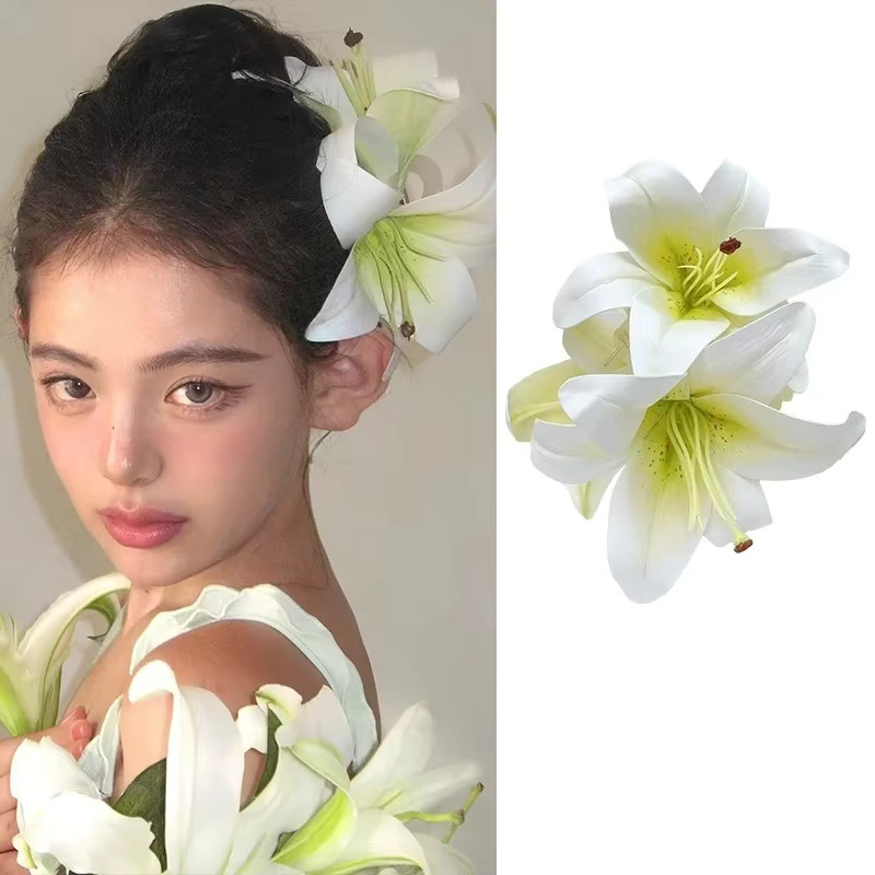 Bohemia Haarspange, Lilienform - Bild 2