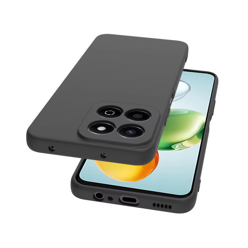 Schutzhülle für Honor X8C und Honor X8b in Schwarz Matt aus weichem TPU - Bild 3