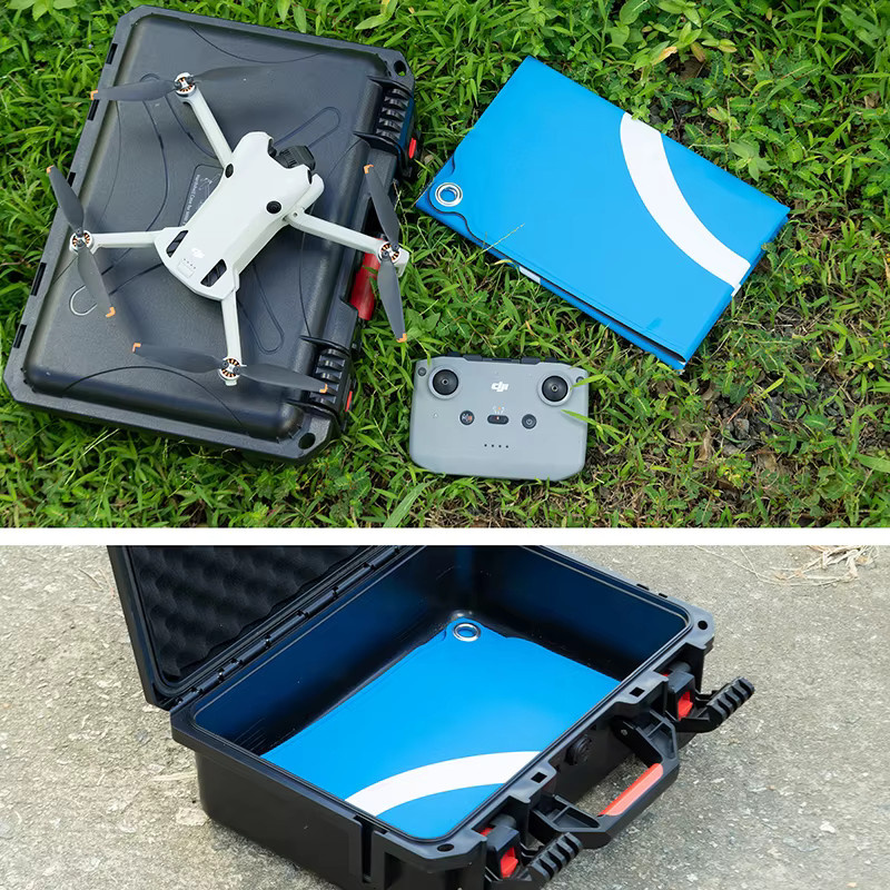 STARTRC faltbare Drohnen-Landepads für DJI Mavic 4 Pro, Air 3S, Neo 2, Mini 5 Pro, Mini 4 Pro, Mini 3 und Mini 4K in Blau und Grau - Bild 3