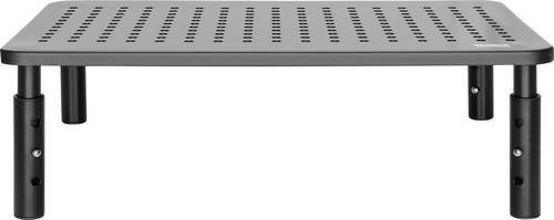 SpeaKa Professional SP-MR-210 Monitor-Erhöhung Schwarz mit Höhenverstellung von 100 bis 140 mm - Bild 1
