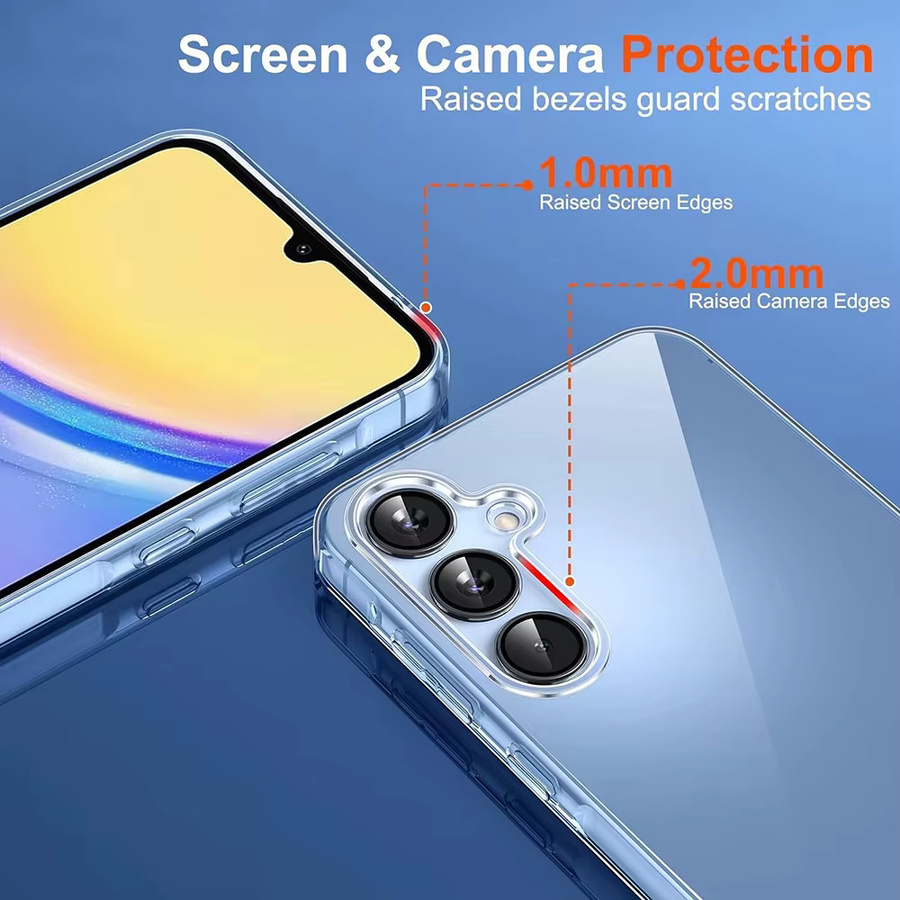 Transparente Silikonhülle für Samsung Galaxy S26 Edge S25 Ultra S24 S23 A57 A17 A07 A55 5G A56 A36 A26 A16 A54 A35 A34 A33 A16 A05 A06 Cover - Bild 2