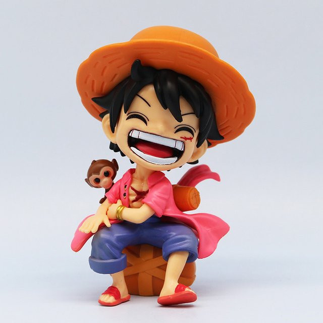 Bandai One Piece Monkey D Luffy Q-Version Actionfigur, Einzelfigur - Bild 1
