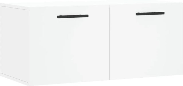 vidaXL Wandschrank Modell 3 aus Holzwerkstoff in Weiß, B/T/H: 80 x 36,5 x 35 cm - Bild 1
