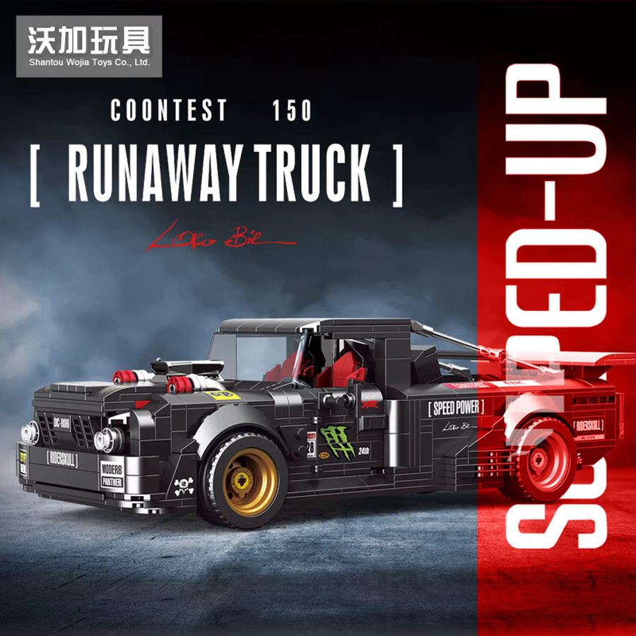 wishiot KC012 Pickup Truck, Modellblöcke, 906 Stück - Bild 2