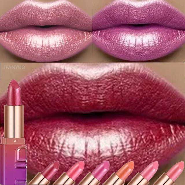 Diamant-Perlglanz-Lippenstift, Metallic, glitzernd - Bild 1