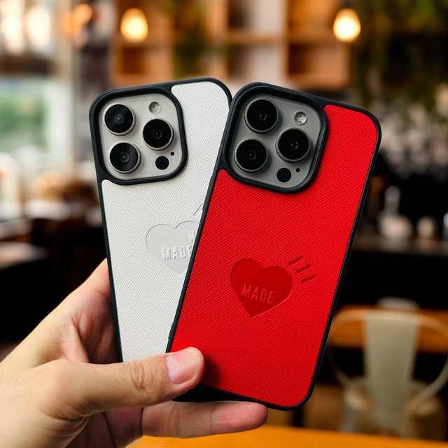 Japan Cute Love Handyhülle für iPhone 11 bis iPhone 17 Pro Max mit Luxus Prägung - Bild 1