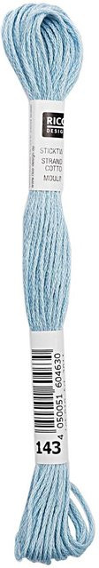Rico Design Sticktwist 143 Pazifik in Multicolor und Blau, 8m aus Baumwolle - Bild 1