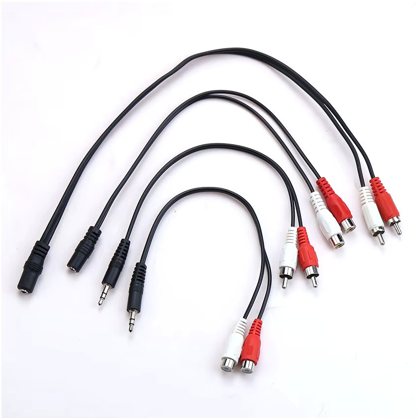 YuXi 3,5 mm Klinke Stereo auf 2 Cinch-Buchse Audio-Adapter Kabel für TV und Kopfhörer - Bild 2